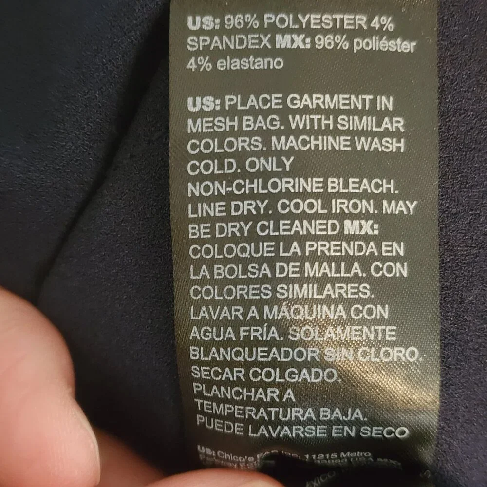 WHBM Tie Waist Shacket, Size 4, Like New - Picture 8 of 8